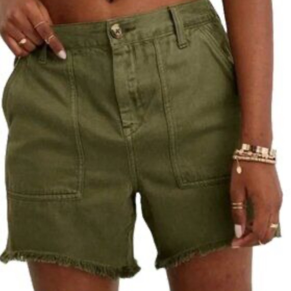 Aerie Adventure High Rise Olive Women's Shorts